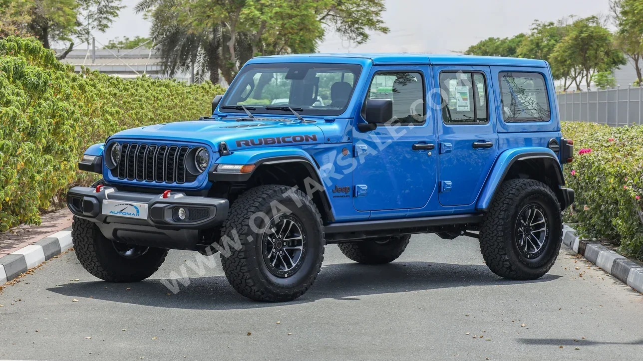 Jeep  Wrangler  Rubicon  2024  Automatic  0 Km  6 Cylinder  Four Wheel Drive (4WD)  SUV  Blue  With Warranty