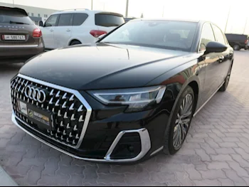 Audi  A8  L  2023  Automatic  23,000 Km  6 Cylinder  All Wheel Drive (AWD)  Sedan  Black  With Warranty