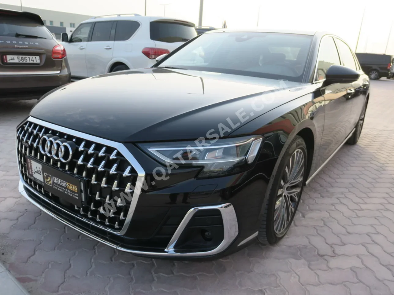 Audi  A8  L  2023  Automatic  23,000 Km  6 Cylinder  All Wheel Drive (AWD)  Sedan  Black  With Warranty