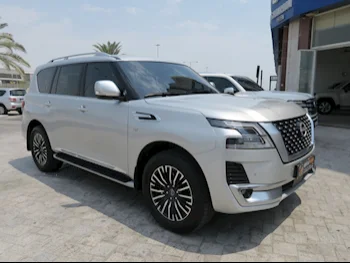 Nissan  Patrol  Titanium  2023  Automatic  19,000 Km  8 Cylinder  Four Wheel Drive (4WD)  SUV  Silver  With Warranty