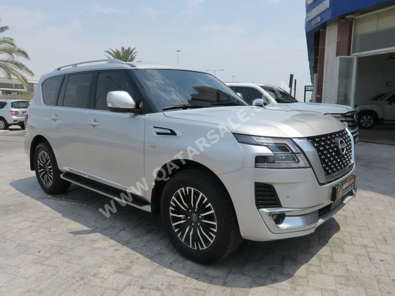 Nissan  Patrol  Titanium  2023  Automatic  19,000 Km  8 Cylinder  Four Wheel Drive (4WD)  SUV  Silver  With Warranty