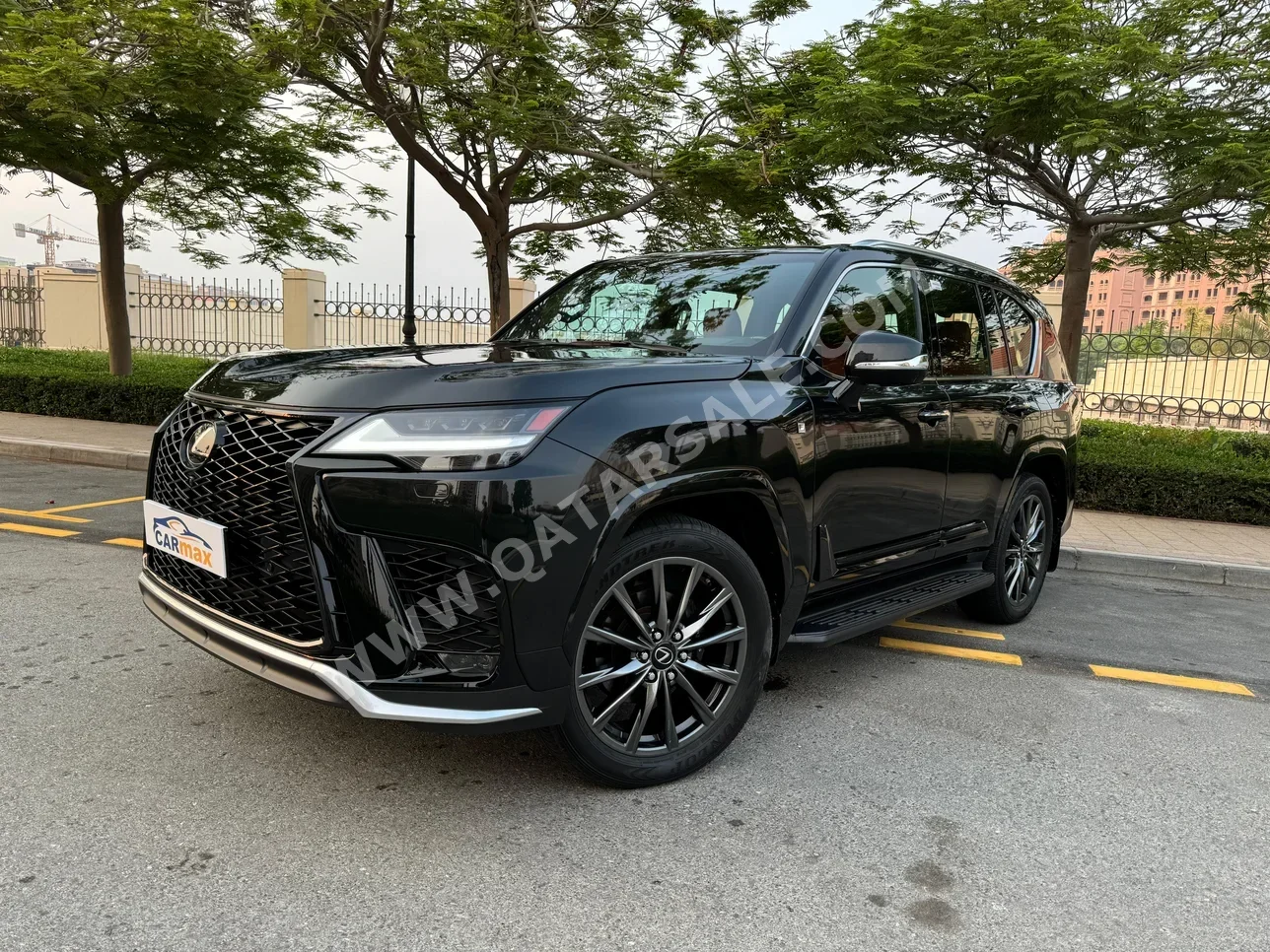 Lexus  LX  600 F Sport  2023  Automatic  64,000 Km  6 Cylinder  Four Wheel Drive (4WD)  SUV  Black  With Warranty