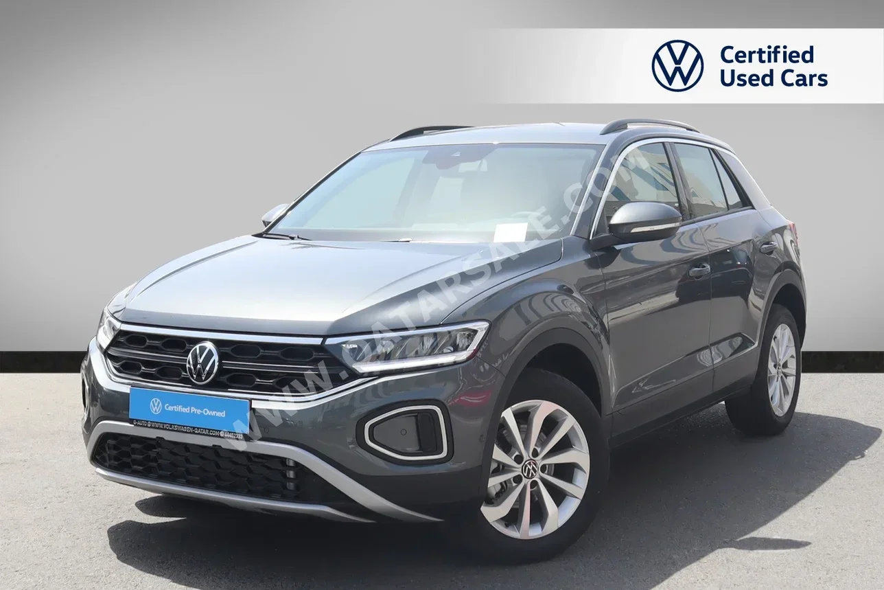 Volkswagen  T-Roc  2024  Automatic  3,200 Km  4 Cylinder  Front Wheel Drive (FWD)  SUV  Gray  With Warranty