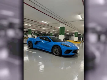 Chevrolet  Corvette  STINGRAY  2024  Automatic  18٬000 Km  8 Cylinder  Rear Wheel Drive (RWD)  Convertible  Blue  With Warranty