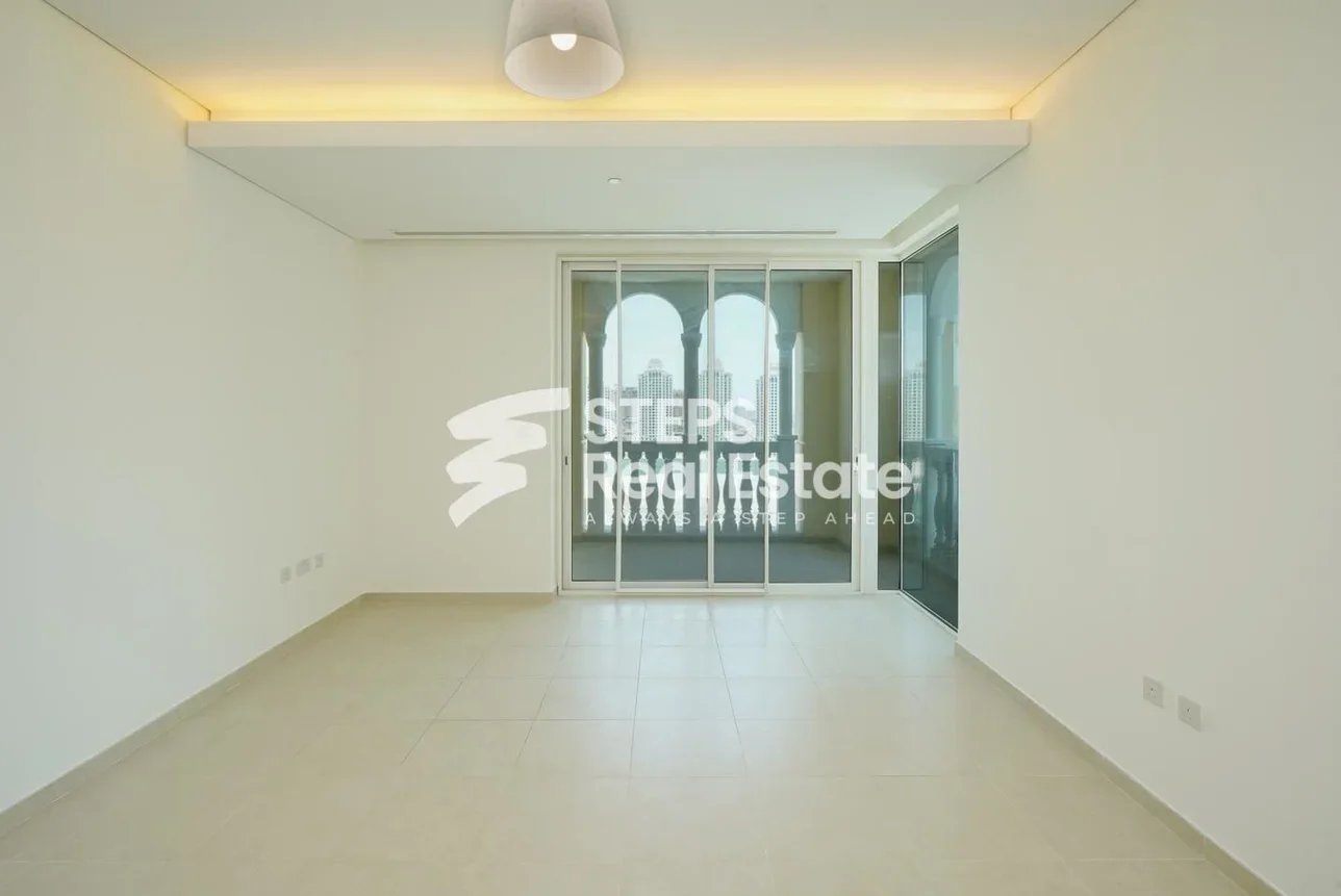 2 Bedrooms  Apartment  in Doha -  The Pearl  Semi Furnished