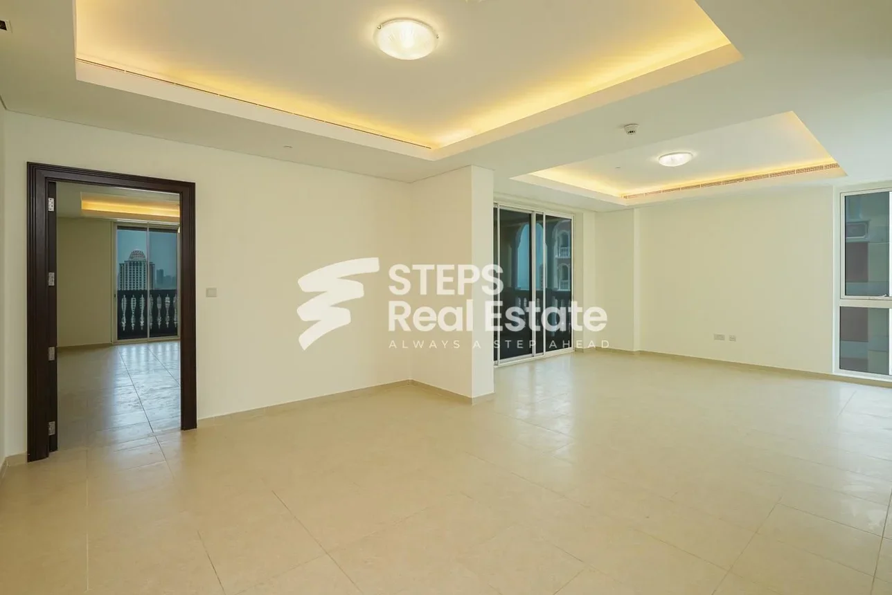 2 Bedrooms  Apartment  in Doha -  The Pearl  Semi Furnished