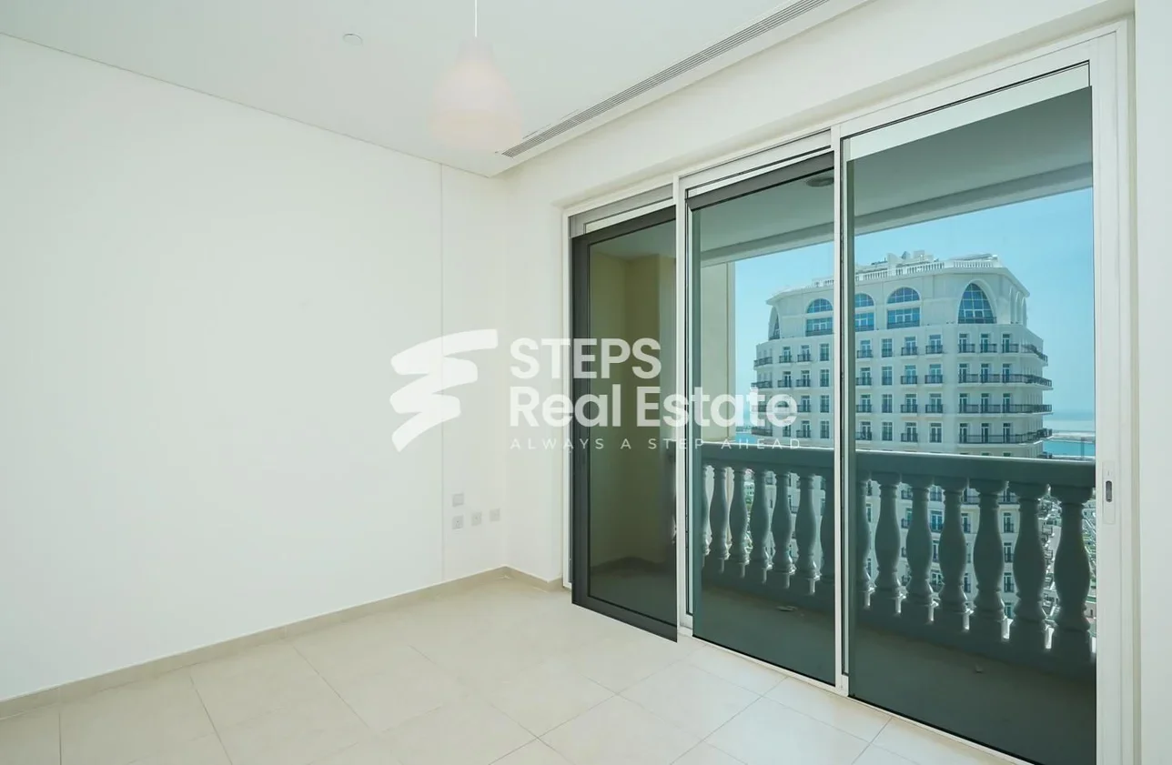 2 Bedrooms  Apartment  in Doha -  The Pearl  Semi Furnished