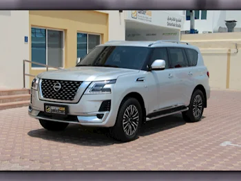 Nissan  Patrol  Titanium  2023  Automatic  19,000 Km  8 Cylinder  Four Wheel Drive (4WD)  SUV  Silver  With Warranty