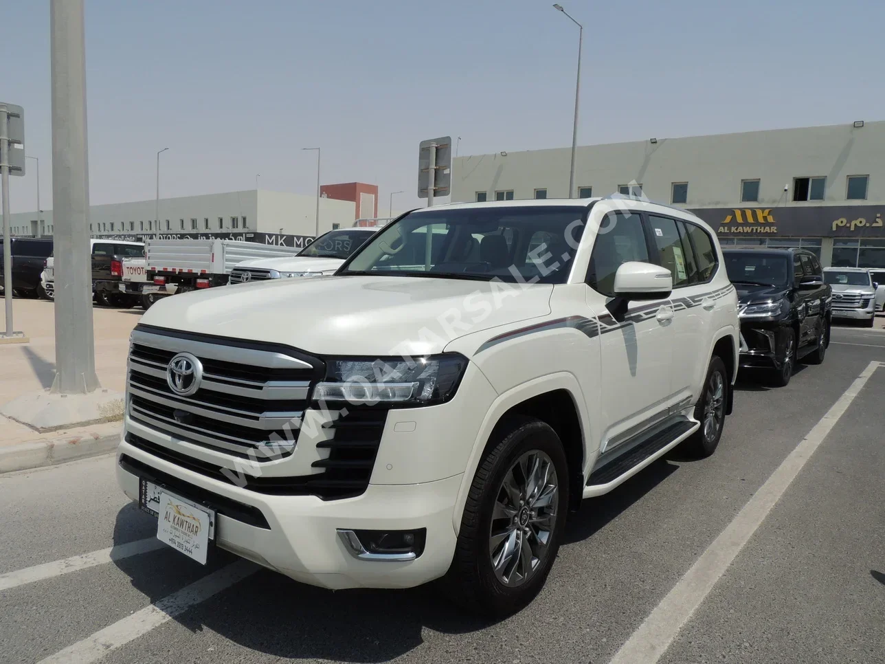 Toyota  Land Cruiser  GXR Twin Turbo  2023  Automatic  48,000 Km  6 Cylinder  Four Wheel Drive (4WD)  SUV  White  With Warranty