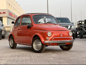 Fiat  500  1970  Manual  70,000 Km  4 Cylinder  Front Wheel Drive (FWD)  Hatchback  Red