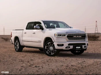 Dodge  Ram  Limited  2024  Automatic  1,400 Km  8 Cylinder  Four Wheel Drive (4WD)  Pick Up  White  With Warranty