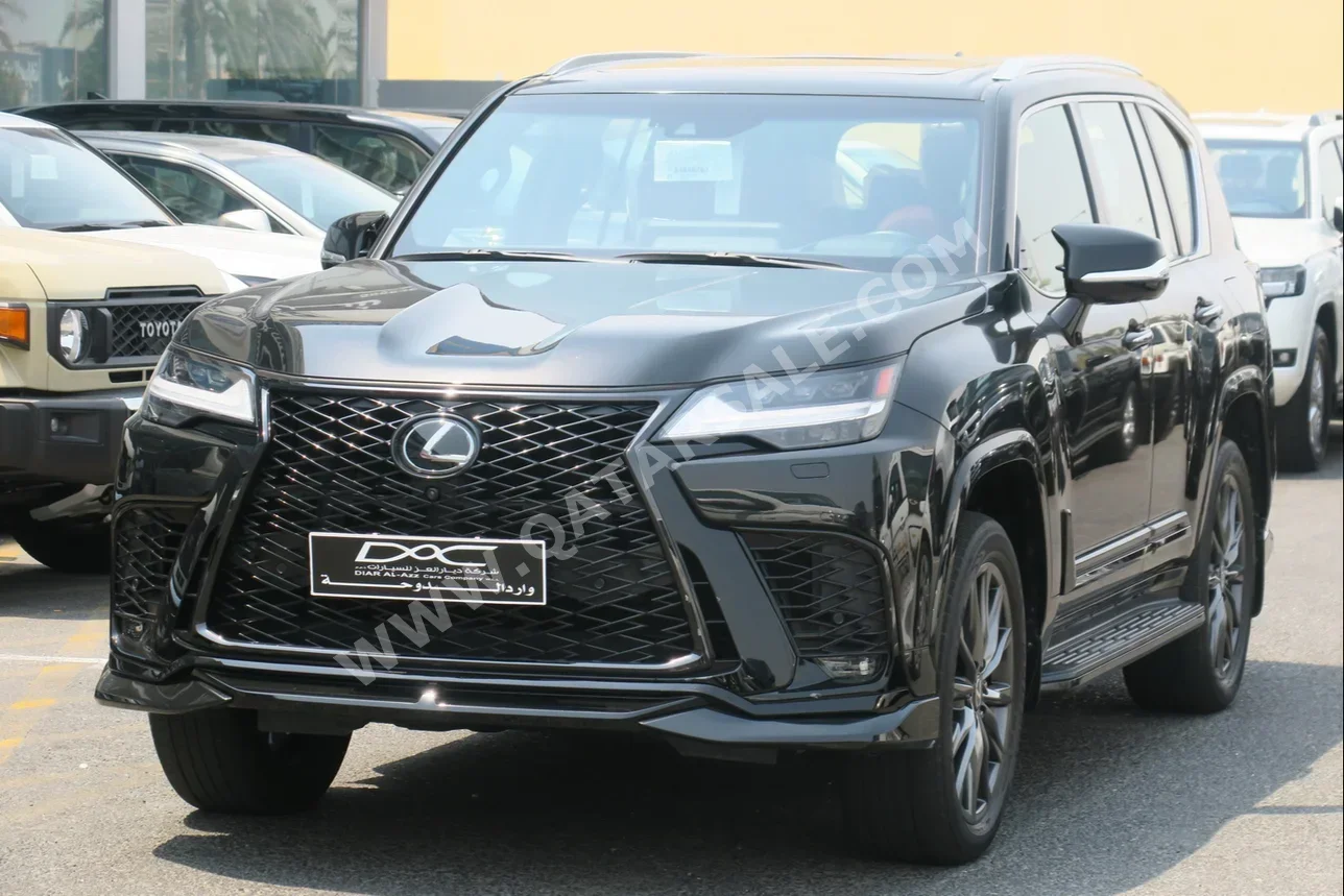 Lexus  LX  600 F Sport  2024  Automatic  41,000 Km  6 Cylinder  Four Wheel Drive (4WD)  SUV  Black  With Warranty