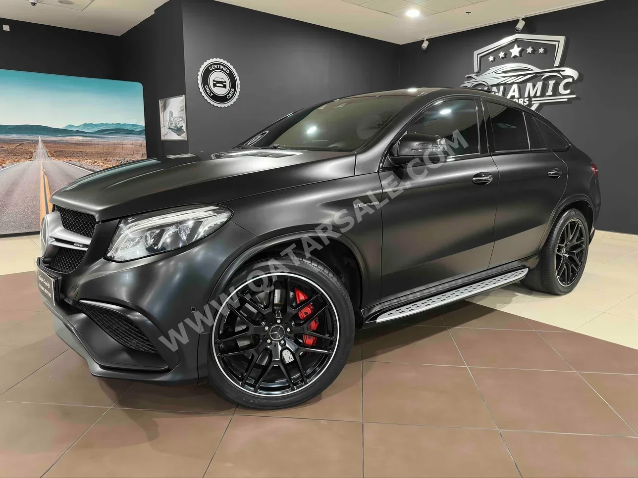 Mercedes-Benz  GLE  63S AMG  2018  Automatic  102٬000 Km  8 Cylinder  Four Wheel Drive (4WD)  SUV  Black