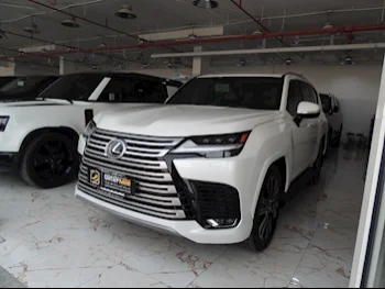 Lexus  LX  600 Luxury  2024  Automatic  600 Km  6 Cylinder  Four Wheel Drive (4WD)  SUV  White  With Warranty