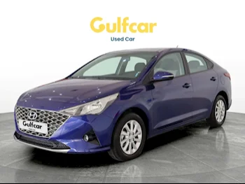 Hyundai  Accent  1.6  2023  Automatic  26,683 Km  4 Cylinder  Front Wheel Drive (FWD)  Sedan  Blue  With Warranty