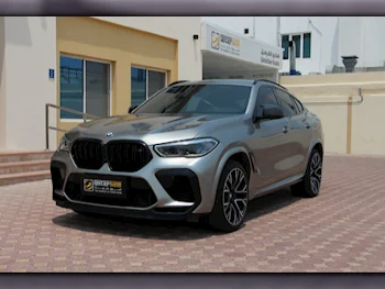 BMW  X-Series  X6 M Competition  2021  Automatic  68,000 Km  8 Cylinder  Four Wheel Drive (4WD)  SUV  Gray  With Warranty