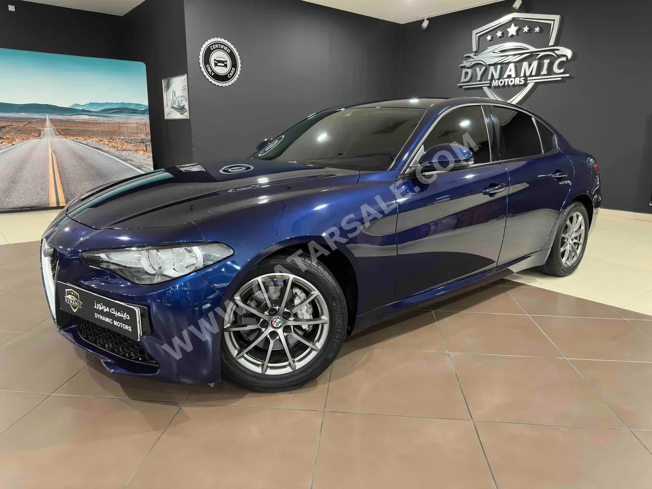 Alfa Romeo  GIULIA  2022  Automatic  39,000 Km  4 Cylinder  All Wheel Drive (AWD)  Sedan  Blue  With Warranty