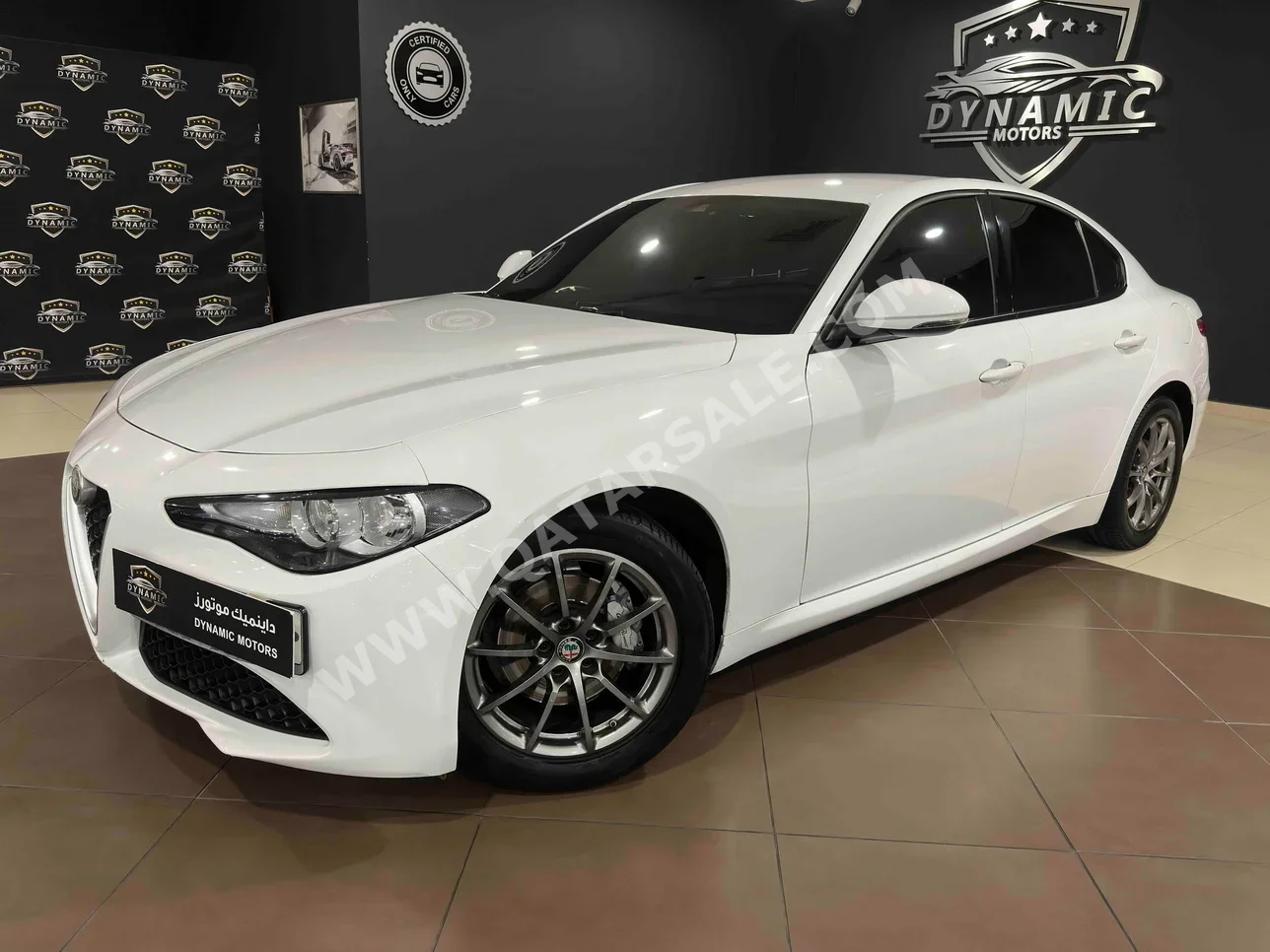 Alfa Romeo  GIULIA  2022  Automatic  55,000 Km  4 Cylinder  All Wheel Drive (AWD)  Sedan  White  With Warranty