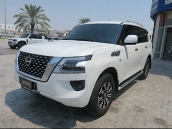 Nissan  Patrol  LE  2024  Automatic  17,000 Km  8 Cylinder  Four Wheel Drive (4WD)  SUV  White  With Warranty