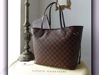 Tote Bag  - Louis Vuitton  - Brown  - Genuine Leather  - For Women