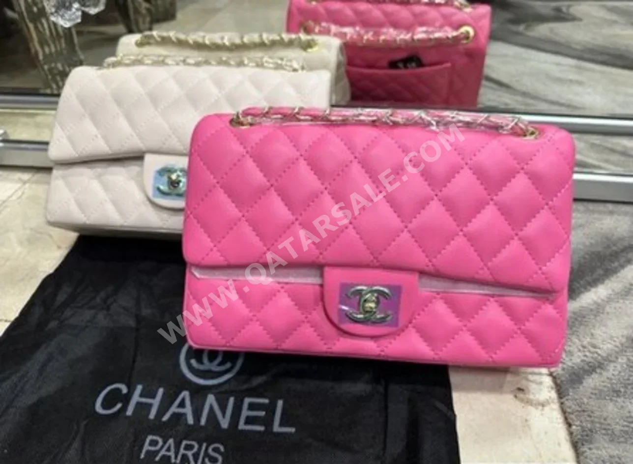 Purses  - Chanel  - Pink  - Genuine Leather  - For Women