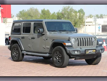 Jeep  Wrangler  Sport  2019  Automatic  97,000 Km  6 Cylinder  Four Wheel Drive (4WD)  SUV  Gray