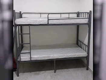 Beds - Gray  - Mattress Included