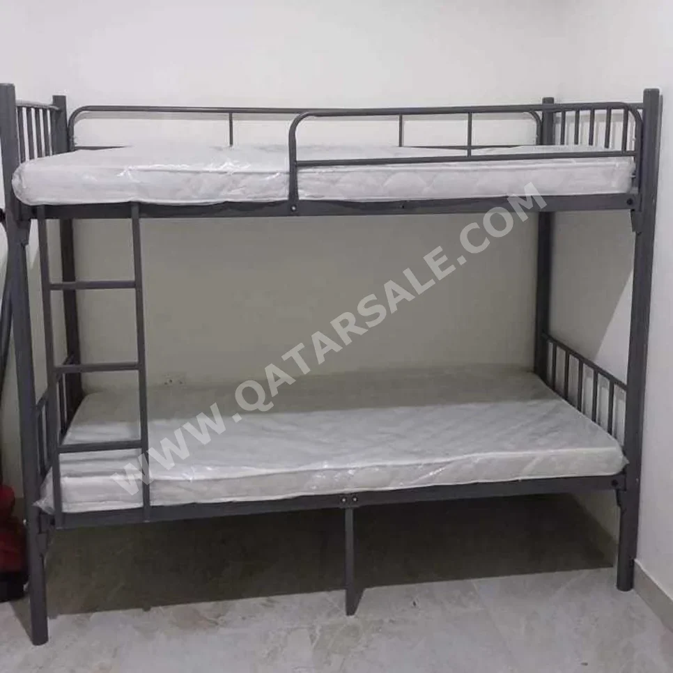 Beds - Gray  - Mattress Included