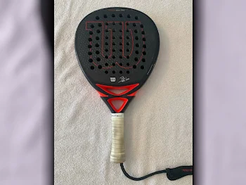 Tennis/Paddle Rackets Wilson  Black  For Adults  For Advanced