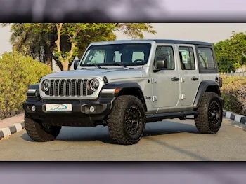 Jeep  Wrangler  Sport Plus  2024  Automatic  0 Km  4 Cylinder  Four Wheel Drive (4WD)  SUV  Silver  With Warranty