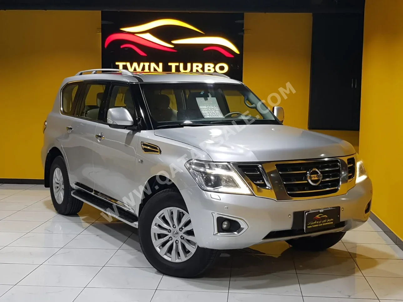 Nissan  Patrol  SE  2015  Automatic  267,000 Km  8 Cylinder  Four Wheel Drive (4WD)  SUV  Silver