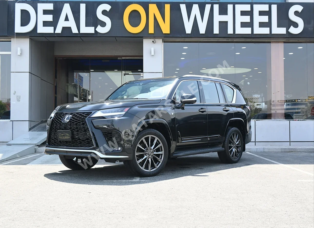 Lexus  LX  600 F Sport  2023  Automatic  17,000 Km  6 Cylinder  Four Wheel Drive (4WD)  SUV  Black  With Warranty