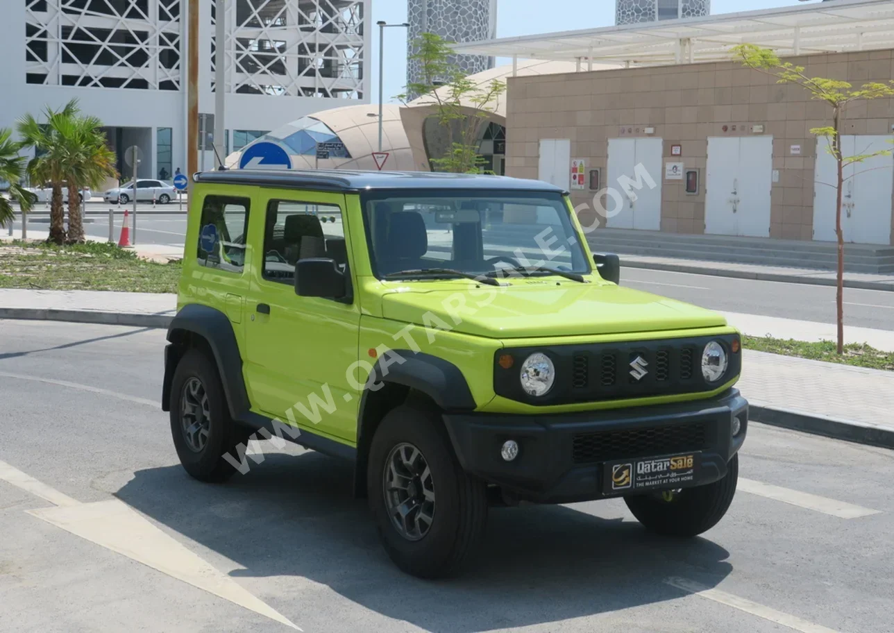 Suzuki  Jimny  2021  Automatic  22,000 Km  4 Cylinder  Four Wheel Drive (4WD)  SUV  Yellow  With Warranty