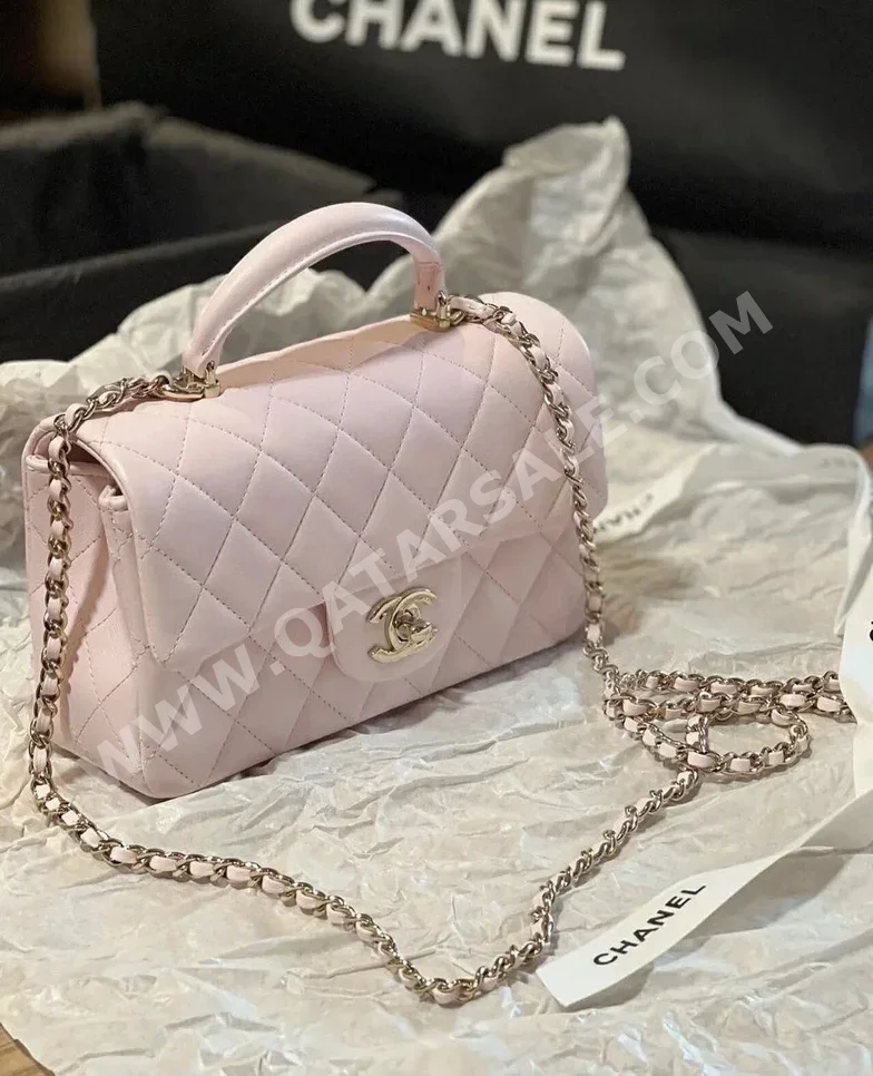 Purses  - Chanel  - Pink  - Faux Leather  - For Women