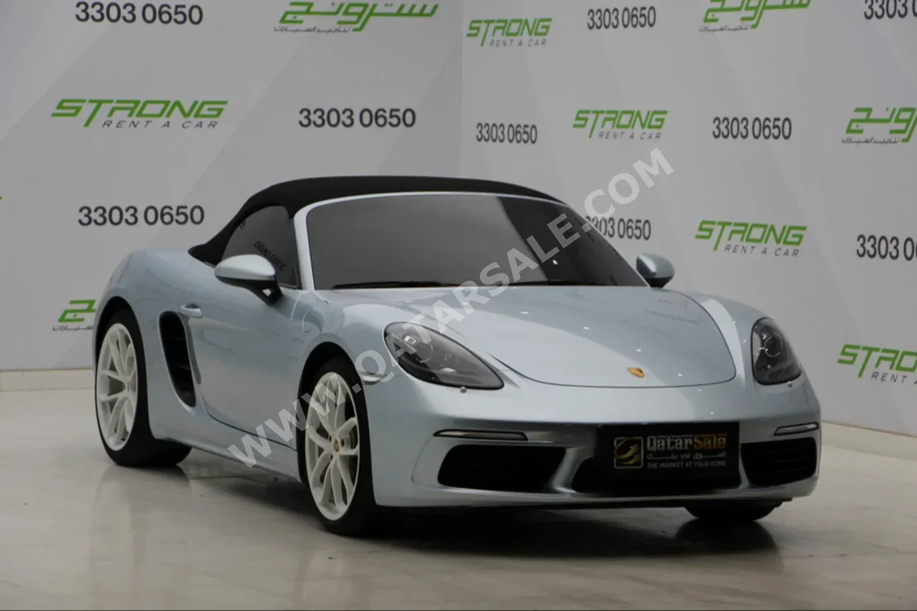 Porsche  Boxster  718  2024  Automatic  8,214 Km  4 Cylinder  Rear Wheel Drive (RWD)  Convertible  Sky Blue  With Warranty