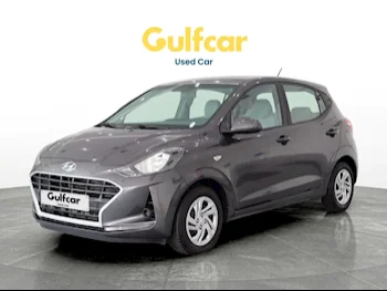 Hyundai  I  10  2023  Automatic  19,678 Km  4 Cylinder  Front Wheel Drive (FWD)  Hatchback  Gray  With Warranty