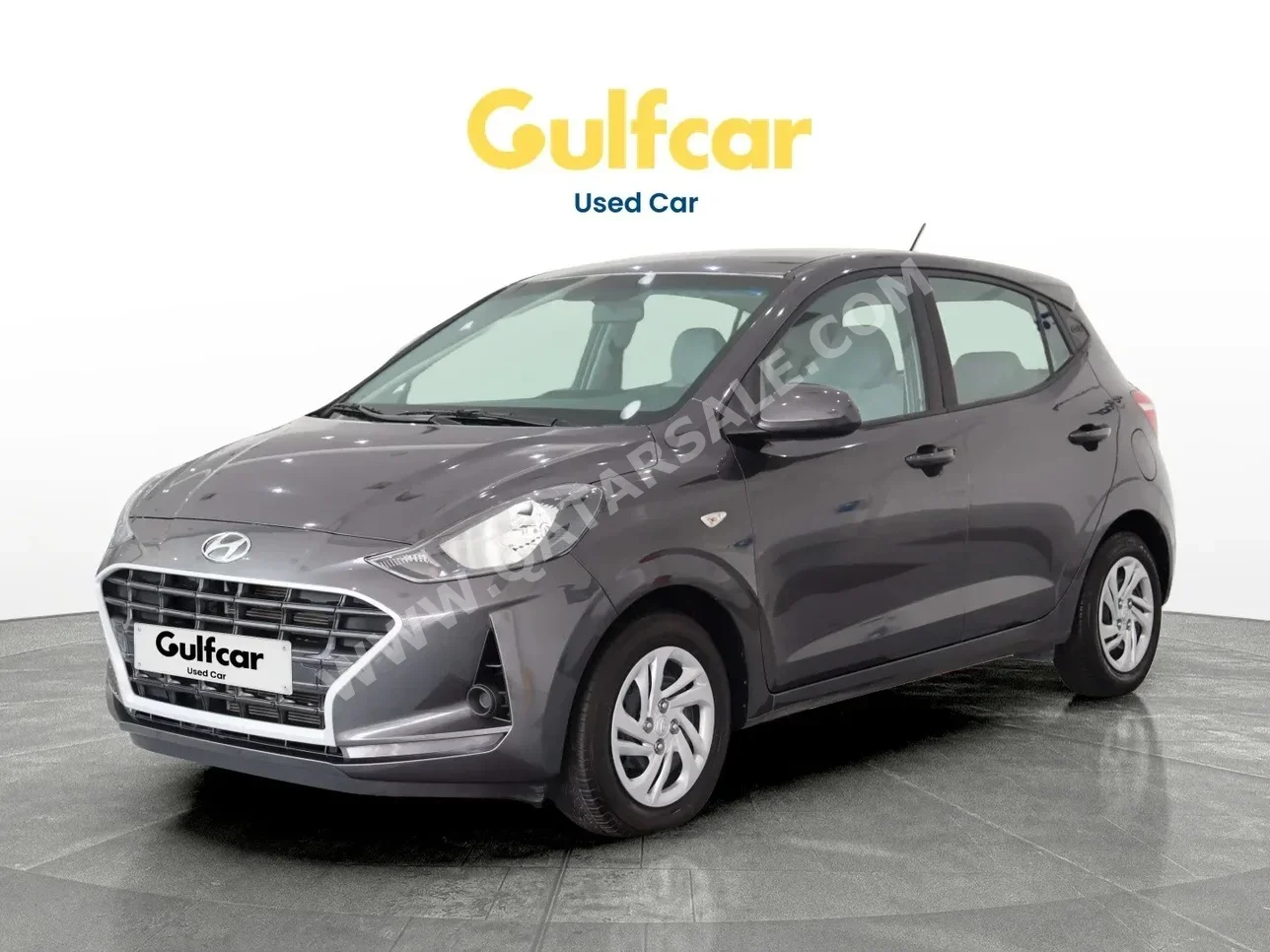 Hyundai  I  10  2023  Automatic  19,678 Km  4 Cylinder  Front Wheel Drive (FWD)  Hatchback  Gray  With Warranty