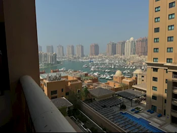 1 Bedrooms  Apartment  in Doha -  The Pearl  Semi Furnished