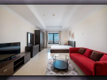 1 Bedrooms  Studio  in Doha -  The Pearl  Fully Furnished