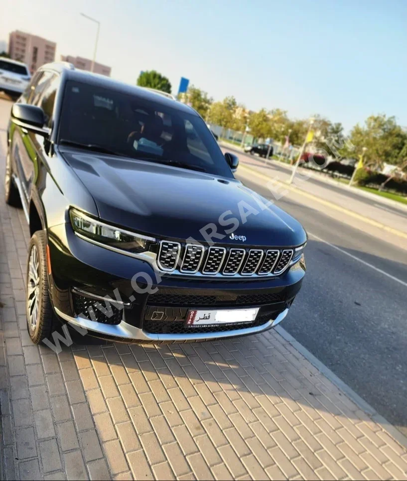 Jeep  Grand Cherokee  Summit  2021  Automatic  59,000 Km  6 Cylinder  Four Wheel Drive (4WD)  SUV  Black  With Warranty