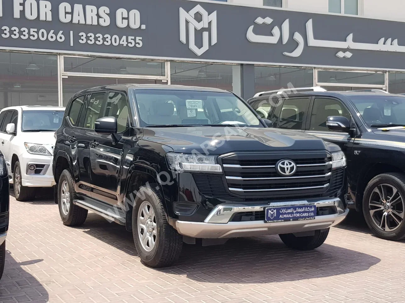 Toyota  Land Cruiser  GX  2023  Automatic  77,000 Km  6 Cylinder  Four Wheel Drive (4WD)  SUV  Black  With Warranty