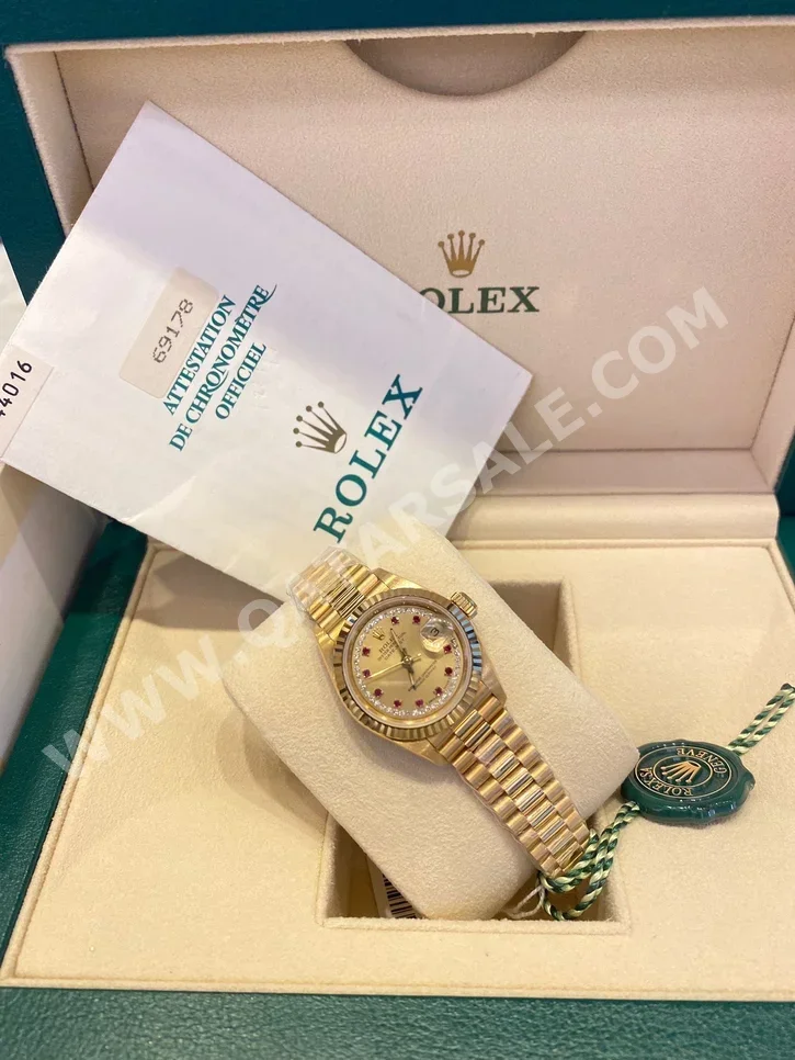 Watches - Rolex  - Analogue Watches  - Gold  - Women Watches