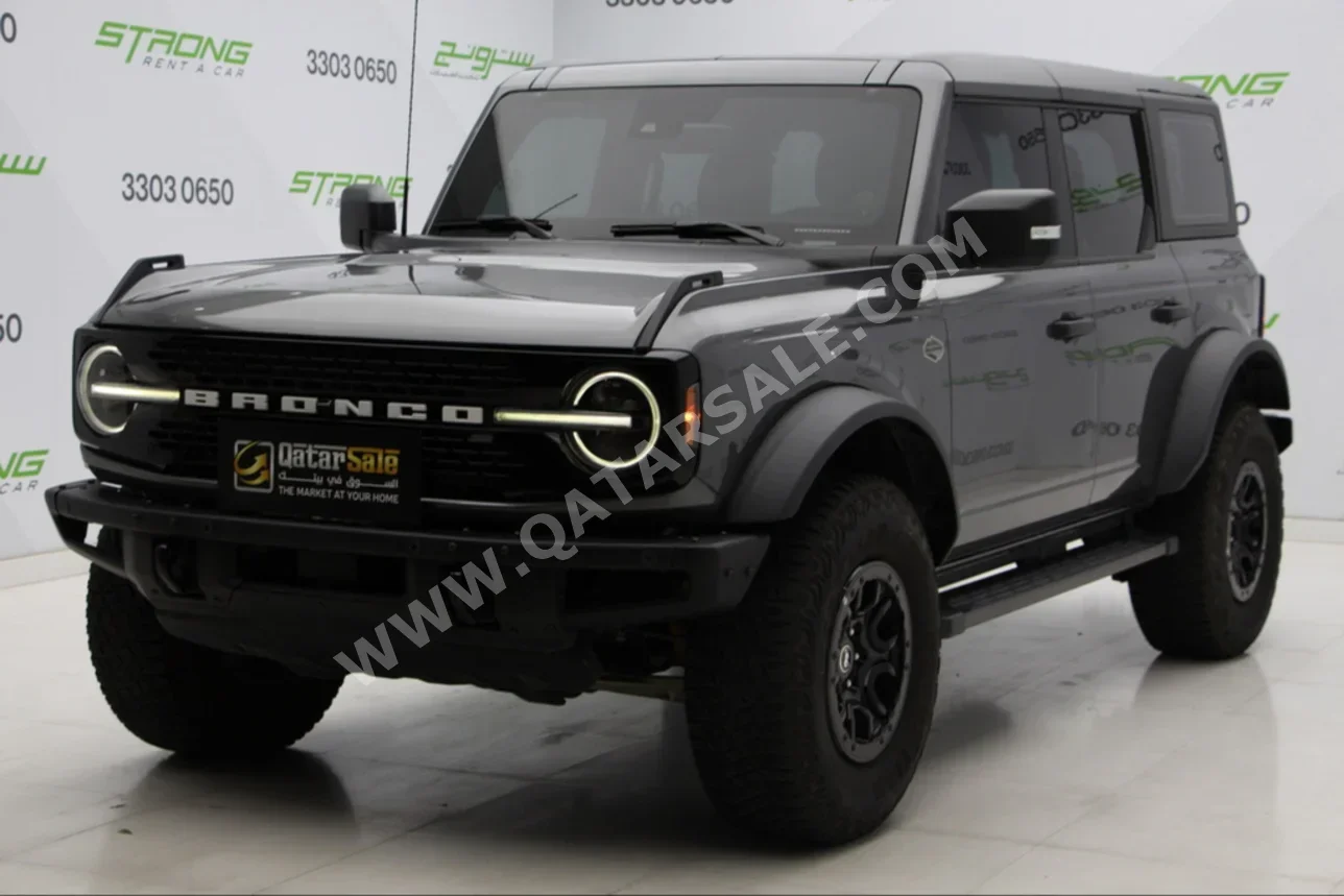 Ford  Bronco  Wild Trak  2022  Automatic  23,600 Km  6 Cylinder  Four Wheel Drive (4WD)  SUV  Gray  With Warranty