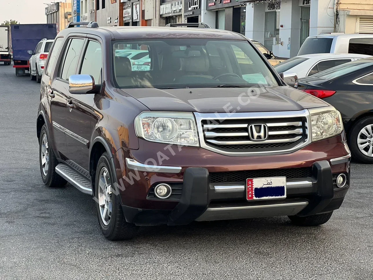 Honda  Pilot  2014  Automatic  248,000 Km  6 Cylinder  Four Wheel Drive (4WD)  SUV  Maroon