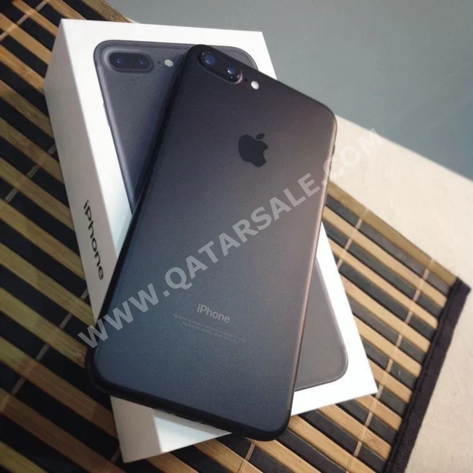 Apple  - iPhone 7  - Plus  - Black Titanium  - 128 GB
