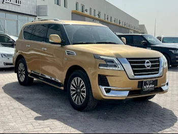 Nissan  Patrol  LE Titanium  2020  Automatic  8٬000 Km  8 Cylinder  All Wheel Drive (AWD)  SUV  Gold