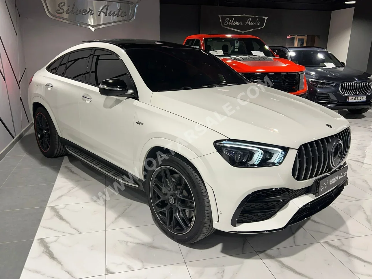 Mercedes-Benz  GLE  53 AMG  2022  Automatic  23٬000 Km  6 Cylinder  Four Wheel Drive (4WD)  SUV  White  With Warranty