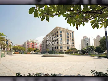 2 Bedrooms  Apartment  in Doha -  The Pearl  Semi Furnished