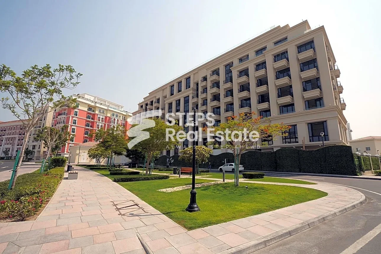 2 Bedrooms  Apartment  in Doha -  The Pearl  Semi Furnished