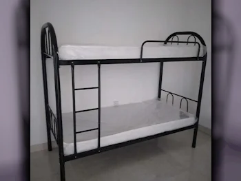 Beds - Double bunk  - Black  - Mattress Included